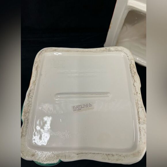 Vintage Christmas cottage cookie jar - Picture 4 of 8